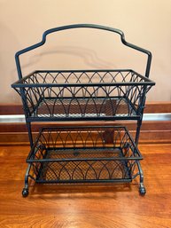 2-tier Removable Basket Stand