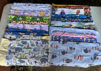 Kids Pillow Cases  19 Fun Themes, Mix Of Cotton And Flannel, Some Different Sizes