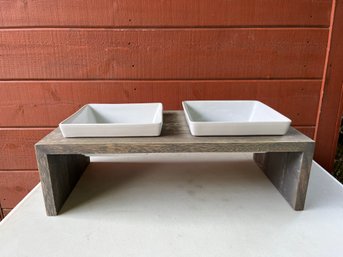 Dog Bowls With Stand
