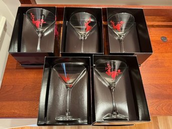 Martini Glasses From The Cirque Du Soleil Show 'The Beatles Love' At The Mirage In Las Vegas