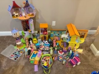 Rapunzel Tower, Polly Pockets, Barbie Dolls And So Much More
