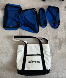 Channel 13 Canvas Tote With Travel Pouches