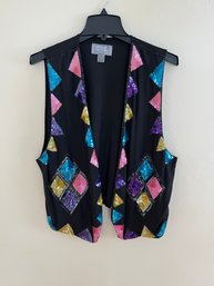 Sweet Sue Light Beaded Vest, Size 20