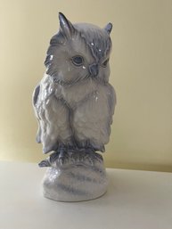 Goebel Owl Blue/white Owl