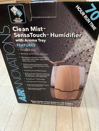 Air Innovations, New In Box, Clean Mist SensaTiuch Humidifier With Aroma Tray