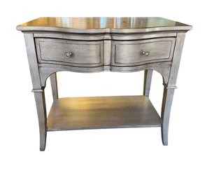 Grey/silver HGTV Home Nightstand
