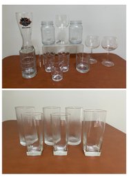 Variety Of Glassware