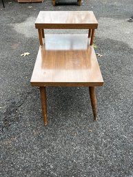 Mid-Century Modern Tiered Side Table