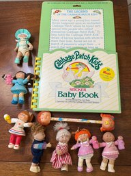 Vintage 1984 Cabbage Patch Kids Poseable Plastic Figures