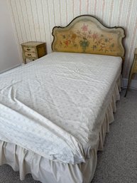 John Widdicomb Hand-painted Italian Style Bed