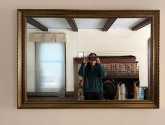 Gold Frame Large Decor Mirror