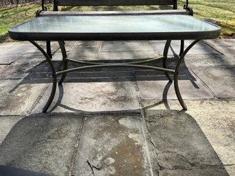 Tempered Glass Outdoor Coffee Table