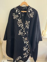 Novica Alpaca Wool And Acrylic Cape