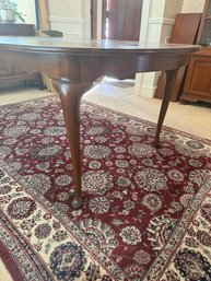 Red Beige Green Area Wool/silk Oriental Area Rug Hand Knotted Wool 5ft 6 X 8ft 6