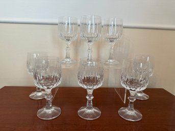 Vintage Schott Zwiesel Crystal Wine Glasses.
