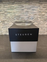 Steuben Art Glass Bowl With Original Box