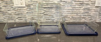 Glass Pyrex Nesting To Go Containers And Square Dish