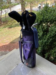 Set Of ProTacTic Golf Clubs, Covers And Golf Items