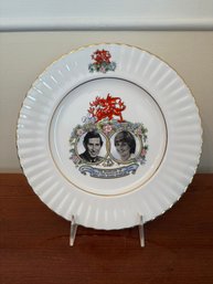 Commemorative Plate Of Prince Charles And Lady Diana's Wedding