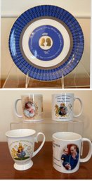 Price William And Kate Middleton Mugs, And Wedgwood Commemorative Marriage Plate