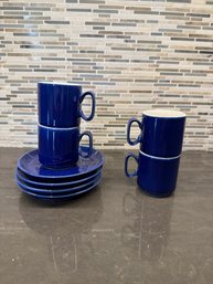 Blue Espresso Cups