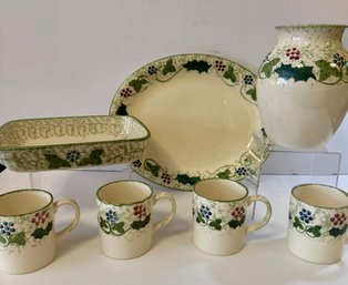 Poole Pottery England Winter Vine Pattern