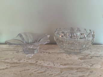 Crystal Bowls: One Has A Stamp
