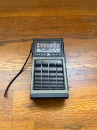 Vintage 1970s General Electric Portable AM/FM/TV Sound Transistor Radio