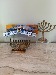 Hanukah Menorahs