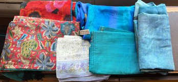 Collection Of Neckerchiefs:perry Ellis, Anne Klein And More