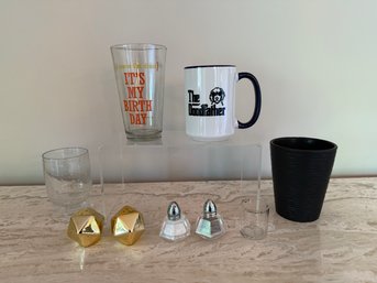 Salt/pepper Shakers, The Doodfather Mug, Birthday Tumbler And More