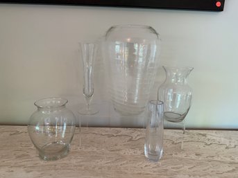 Clear Glass Vases
