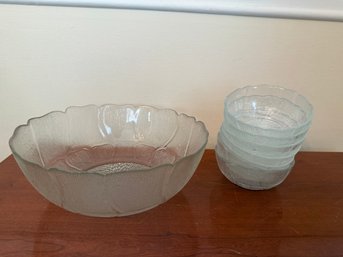 Sunflower Salad Bowl And Serving Bowls