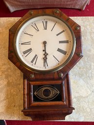 Waterbury Clock Co Brass Clock And Time Piece