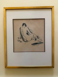 Charcoal Nude Drawing