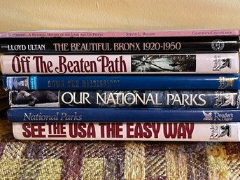6 Coffee Table Books  National Parks, Bronx, Down The Mississippi, See The USA