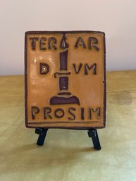 Moravian Pottery Handmade Tile