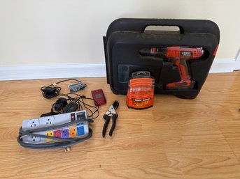 Black N Decker Fire Storm Drill Bit Set, Chargers, Old Jitterbug And More