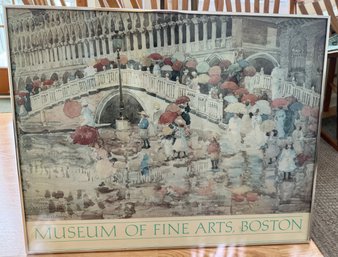 Maurice Prendergast's 'Umbrellas In The Rain' Museum Poster