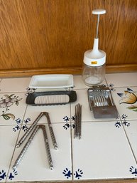 Kitchen Stuff: Nut Crackers, Picks, Slicers And Dicers