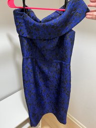 Blue/black Dress No Make Or Size, Looks Like Size 4.