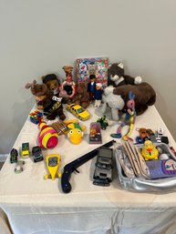 Lots Of Kids Toys And Bag Of Army Men