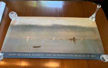 John Frederick Kensett's Passing Off Of The Storm Poster
