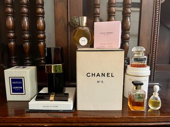 Perfumes: Chanel (new In Box), Lanvin Arpege, Balenciaga Paris, Narciso Rodriguez, Eden And More