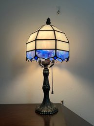 Stain Glass Small Desk Top Lamp
