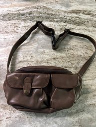 Mens Ellington Leather Fanny Pack, Made In Thailand