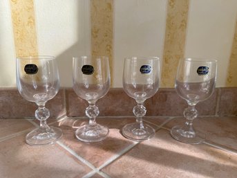 Bohemian Glass Cordial Glasses