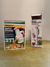 Presto Salad Shooter And Braun Hand Blender