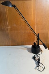 Vintage Postmodern Black Articulated Desk Lamp