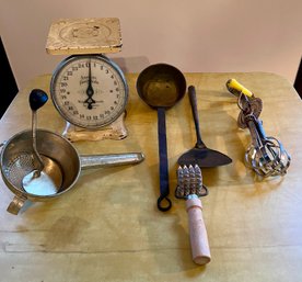 Vintage Kitchen Items And American Family Scale